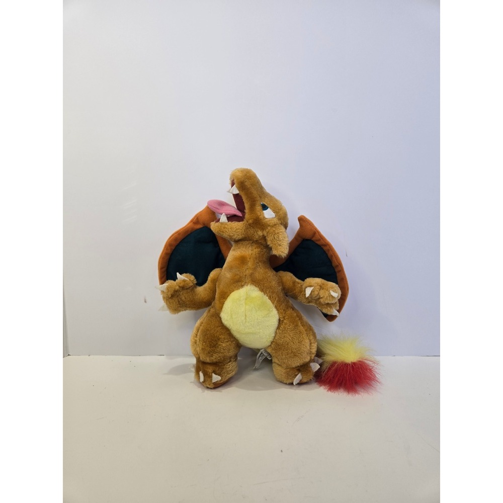 Vintage 1999 Pokemon Charizard Plush Nintendo 11 Inch Dragon Stuffed Toy